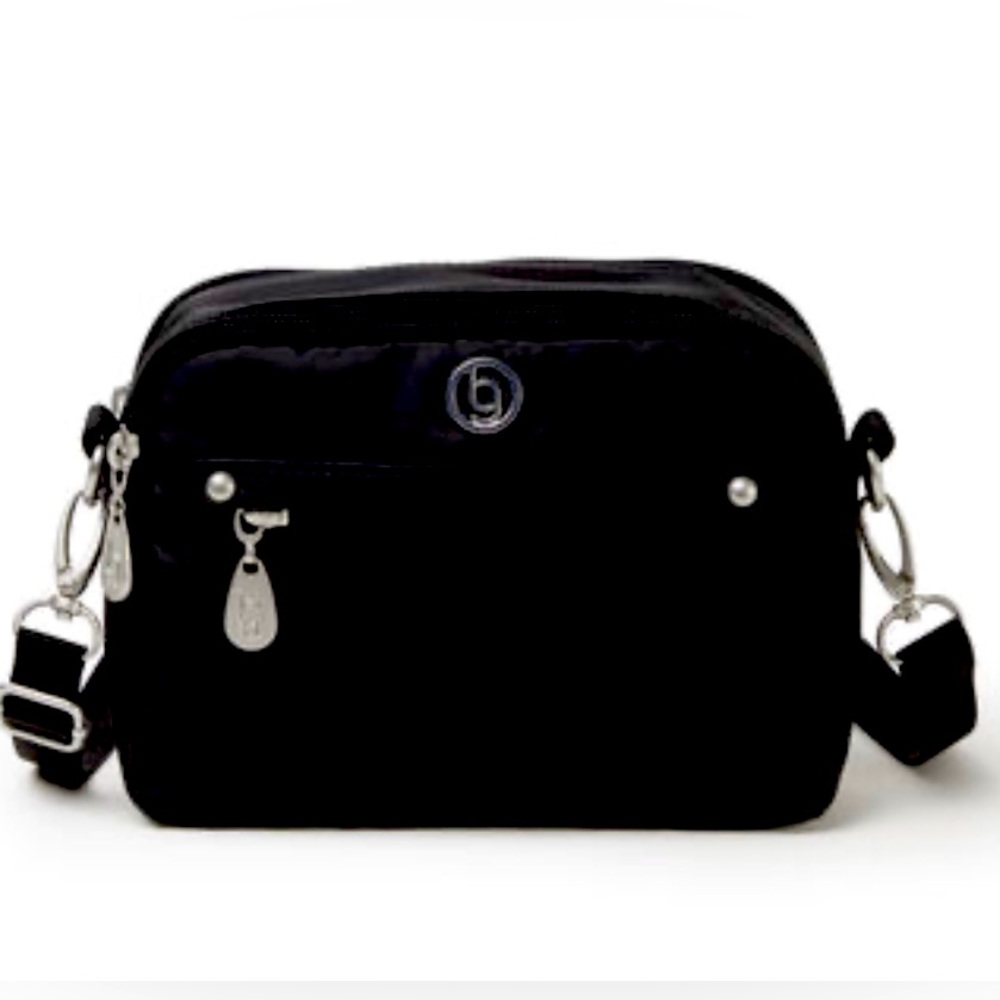Brand New Baggallini Black or Navy Blue or Turquoise Crossbody Hand Bag Purse